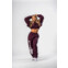 Nebbia Loose-Fit Baggy Pants BOYFRIEND STYLE 432 dark red