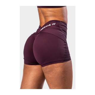 Nebbia V-shaping Belt Shorts STRONG BEAUTY 428 dark red