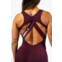 Nebbia Body-Enhancing Workout Jumpsuit STRONG BEAUTY 427 dark red
