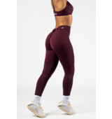 Nebbia V-Cut Lace-Up Sculpting Leggings OWN YOUR POWER 426 dark red