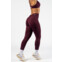 Nebbia V-Cut Lace-Up Sculpting Leggings OWN YOUR POWER 426 dark red