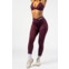Nebbia V-Cut Lace-Up Sculpting Leggings OWN YOUR POWER 426 dark red