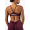 Nebbia Medium-Support Sports Bra TWIST-KNOT 423 dark red