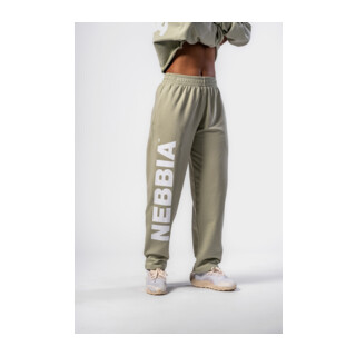 Nebbia Loose-Fit Baggy Pants BOYFRIEND STYLE 432 vert clair