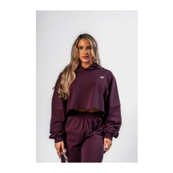 Nebbia Oversized Hoodie OWN YOUR POWER 433 dark red