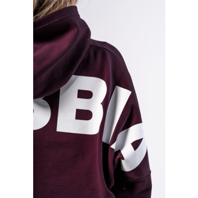 Nebbia Oversized Hoodie OWN YOUR POWER 433 dark red