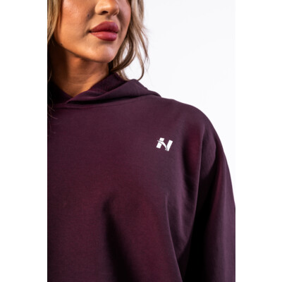 Nebbia Oversized Hoodie OWN YOUR POWER 433 dark red