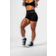 Nebbia High Waisted Push-Up Shorts TOTALLY SEAMLESS 304 black