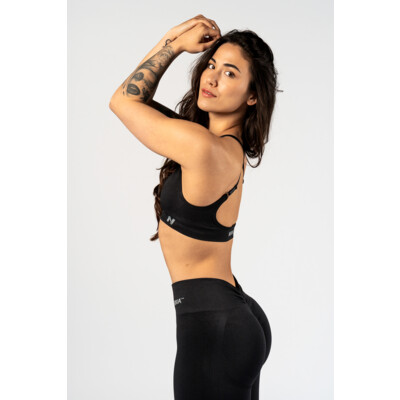Nebbia Medium-Support Sports Bra TOTALLY SEAMLESS 305 black