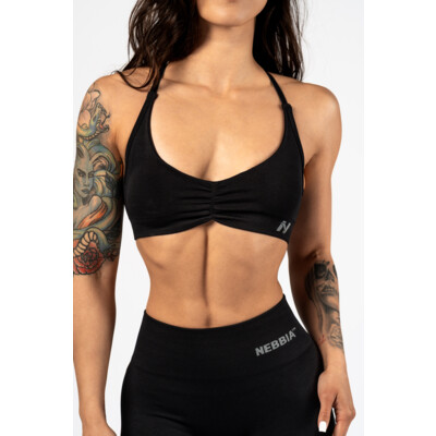Nebbia Medium-Support Sports Bra TOTALLY SEAMLESS 305 black
