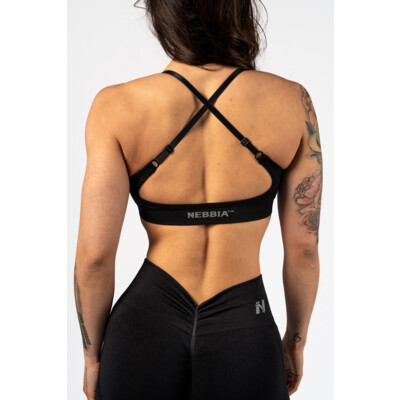 Nebbia Medium-Support Sports Bra TOTALLY SEAMLESS 305 black