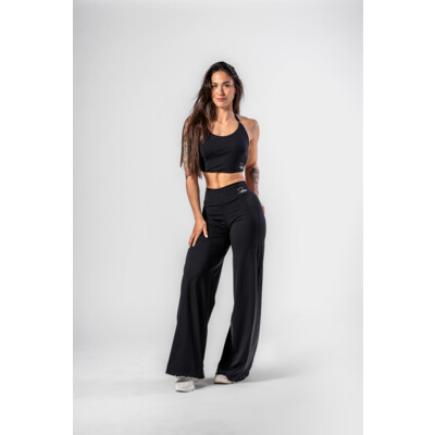 Nebbia Deni x NEBBIA High-waist Flared Pants 312 black