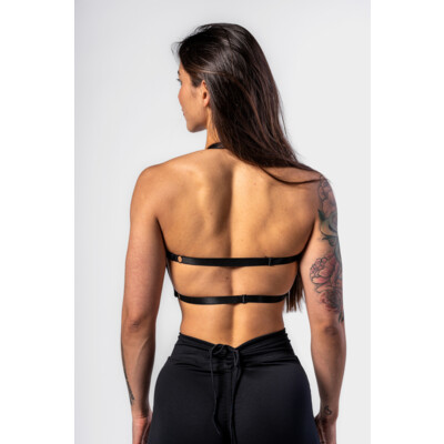 Nebbia Deni x NEBBIA Sports Crop Tank 309 black