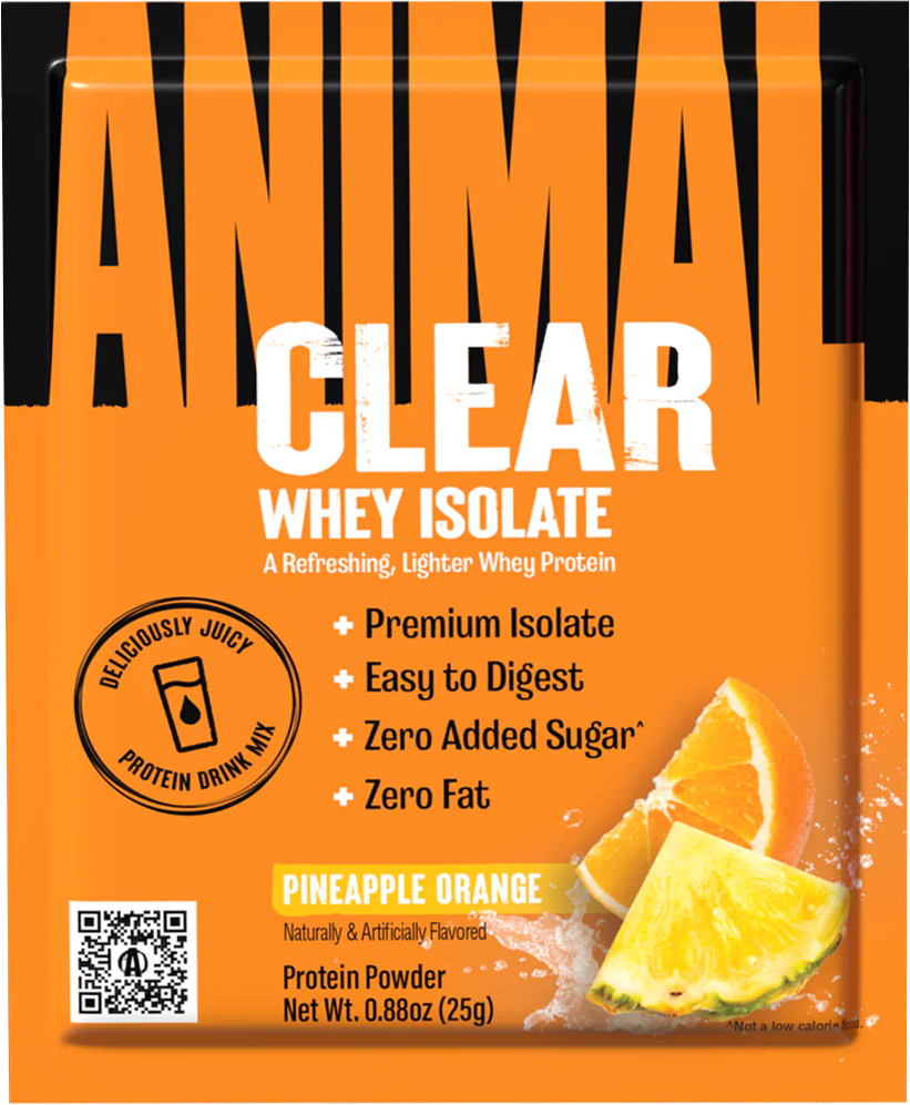 Universal Animal Clear Whey Isolate 25 g ananás-laranja