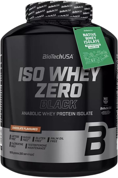 BioTech USA Iso Whey Zero Black 1816 g mansikka