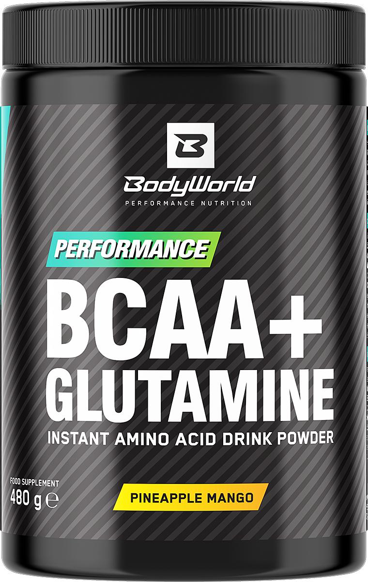 BodyWorld BCAA + Glutamine 480 g ananas-mango