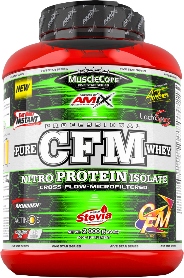 Amix MuscleCore DW CFM Nitro Protein Isolate 2000 g dubbel choklad
