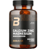 BioTech USA Calcium Zinc Magnesium From Organic Sources 90 tablets