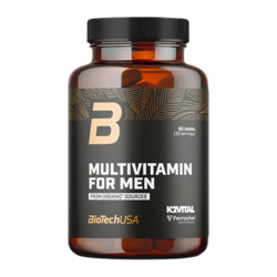 BioTech USA Multivitamin For Men From Organic Sources 60 Tabletten