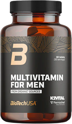 BioTech USA Multivitamin For Men From Organic Sources 60 tabletek