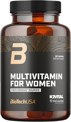 BioTech USA Multivitamin For Women From Organic Sources 60 tabletek