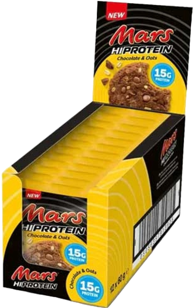 12x Mars Mars HiProtein Cookie 60 g čokoláda-ovos