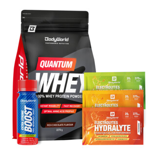 BodyWorld Quantum Whey 2270 g + 4 FREE gifts