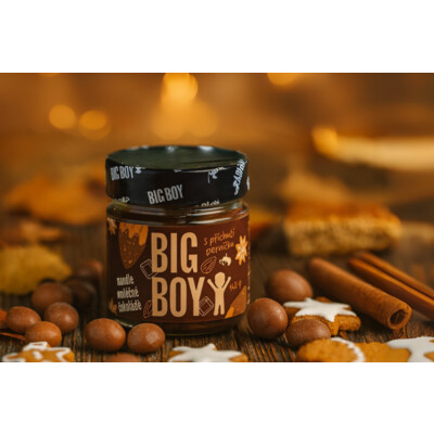 Big Boy Mandle v mliečnej čokoláde s perníkovým korením 140 g