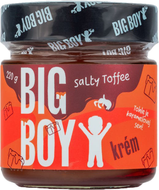 Levně Big Boy Slaný karamel 220 g salty toffee
