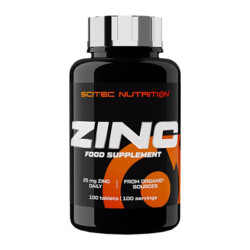 Scitec Nutrition Zinc 25 mg 100 comprimés