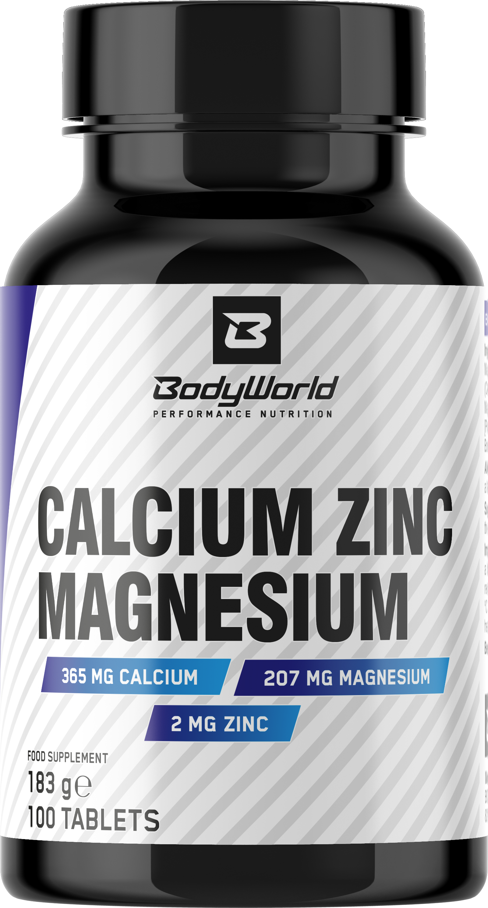 BodyWorld Calcium Zinc Magnesium 100 tabletek
