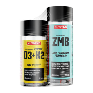 Nutrend Vitamins D3+K2 90 capsules + ZMB 60 capsules