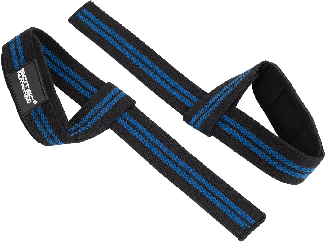 Scitec Nutrition Lifting straps noir/bleu universel
