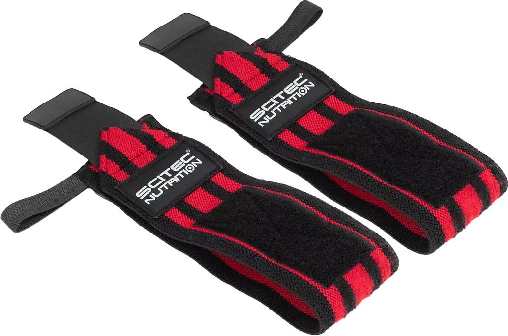 Scitec Nutrition Wrist Wraps with Velcro 50 cm czarny uniwersalny