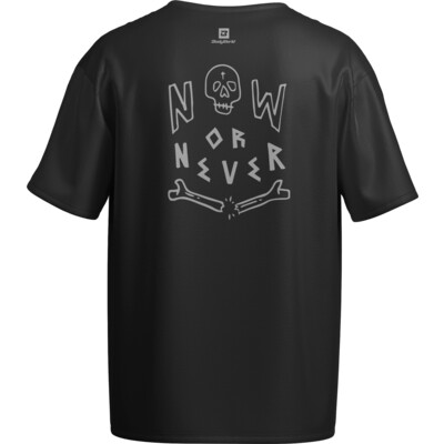 BodyWorld Pánske tričko Now Or Never black