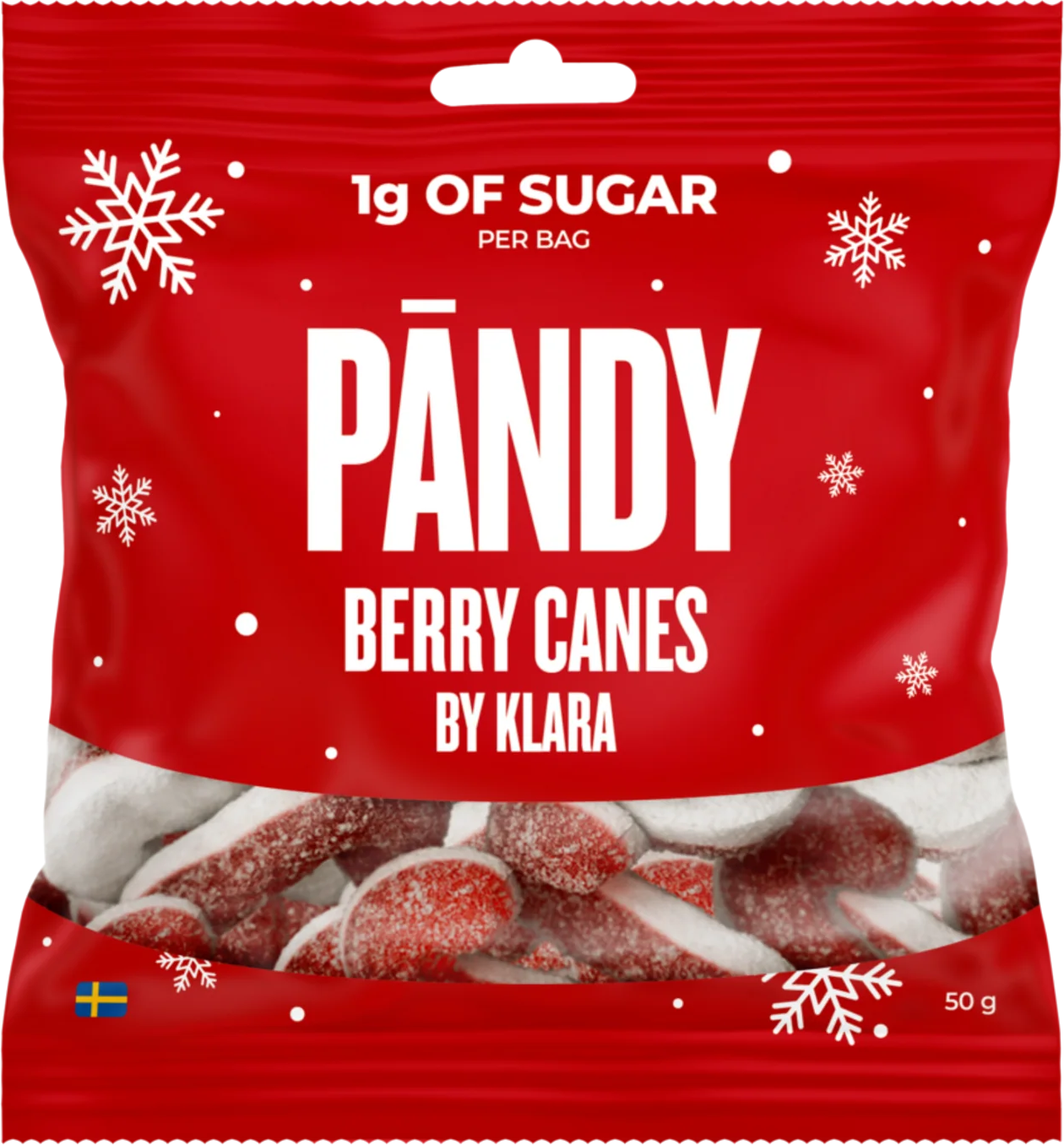 Levně PÄNDY Berry Canes By Klara 50 g berry canes