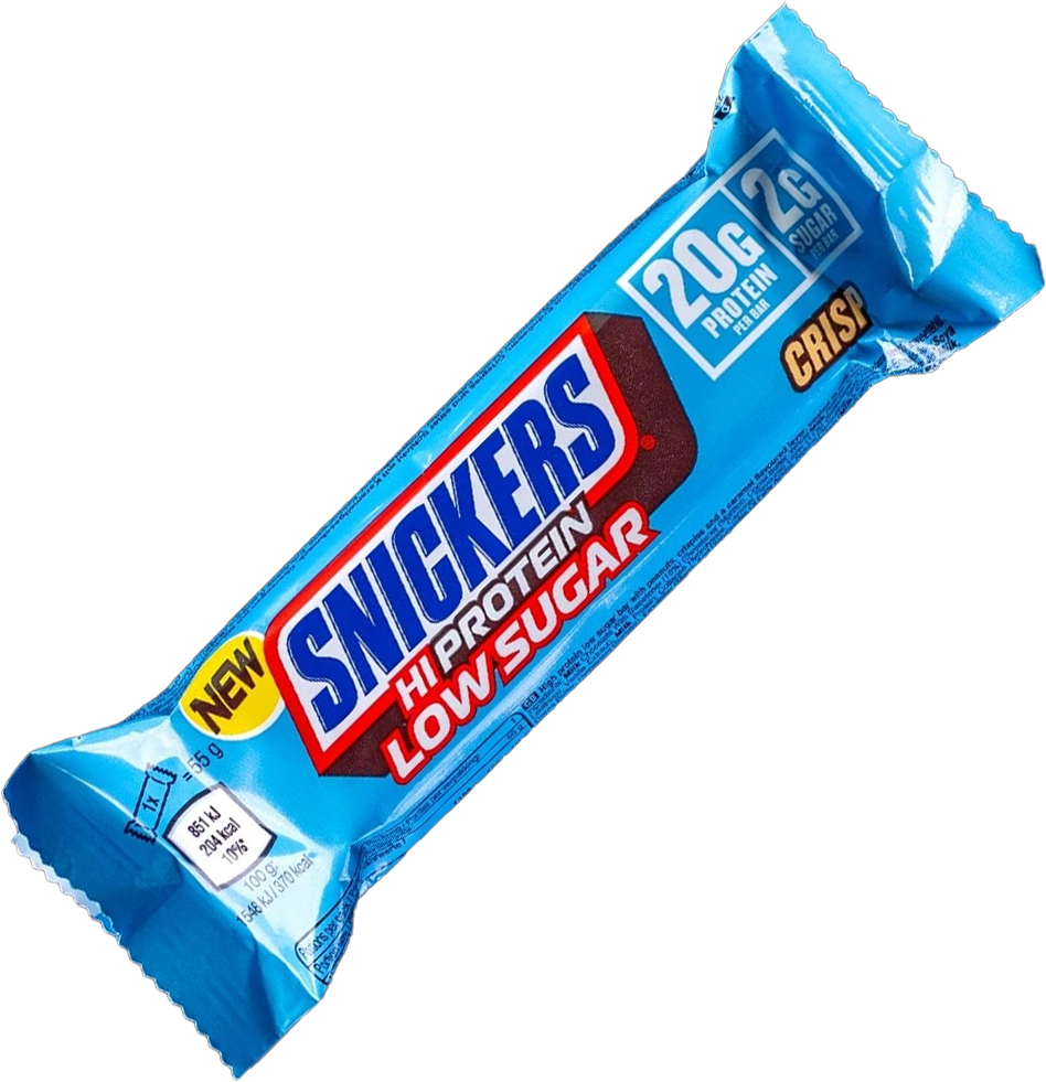 Mars Snickers Crisp Low Sugar HiProtein Bar 55 g Snickers croccanti