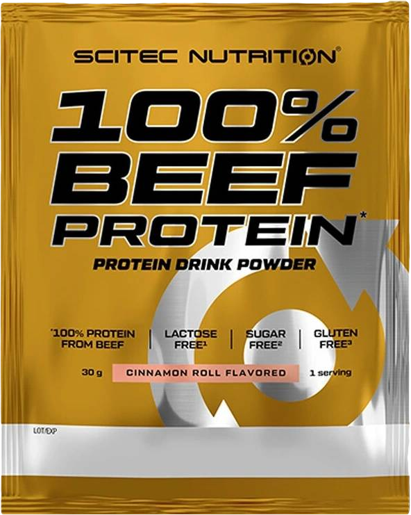 Scitec Nutrition 100% Beef Protein 30 g kanelirulla