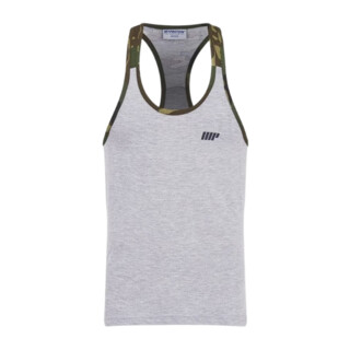 MyProtein Men's Camo Tank Top gris