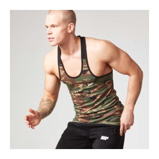 MyProtein Men's Camo Tank Top bordure noire