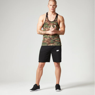 MyProtein Men's Camo Tank Top bordure noire