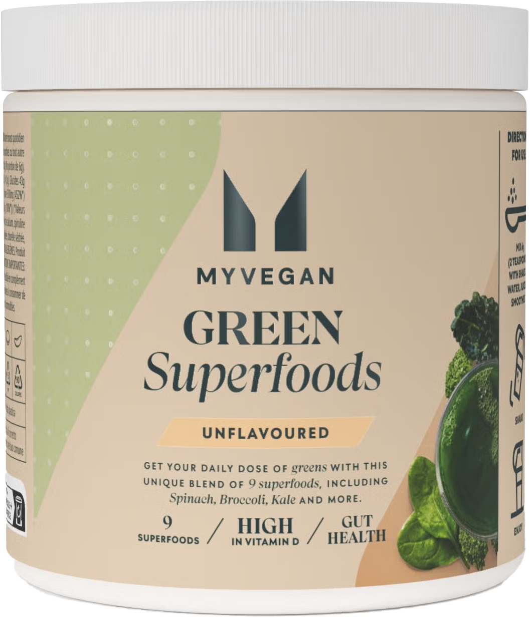 MyProtein MyVitamins Green Superfoods 350 g malina-brusinka