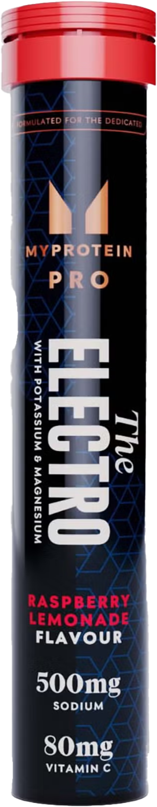MyProtein The Electro 12 šumivých tablet malinová limonáda