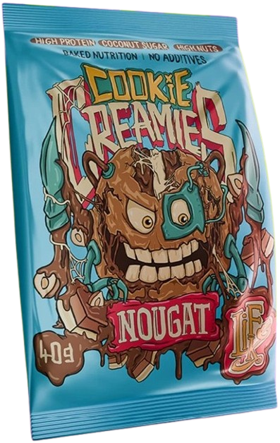 LifeLike Cookie Creamies 40 g nugát