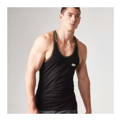 MyProtein Men's Camo Tank Top black body