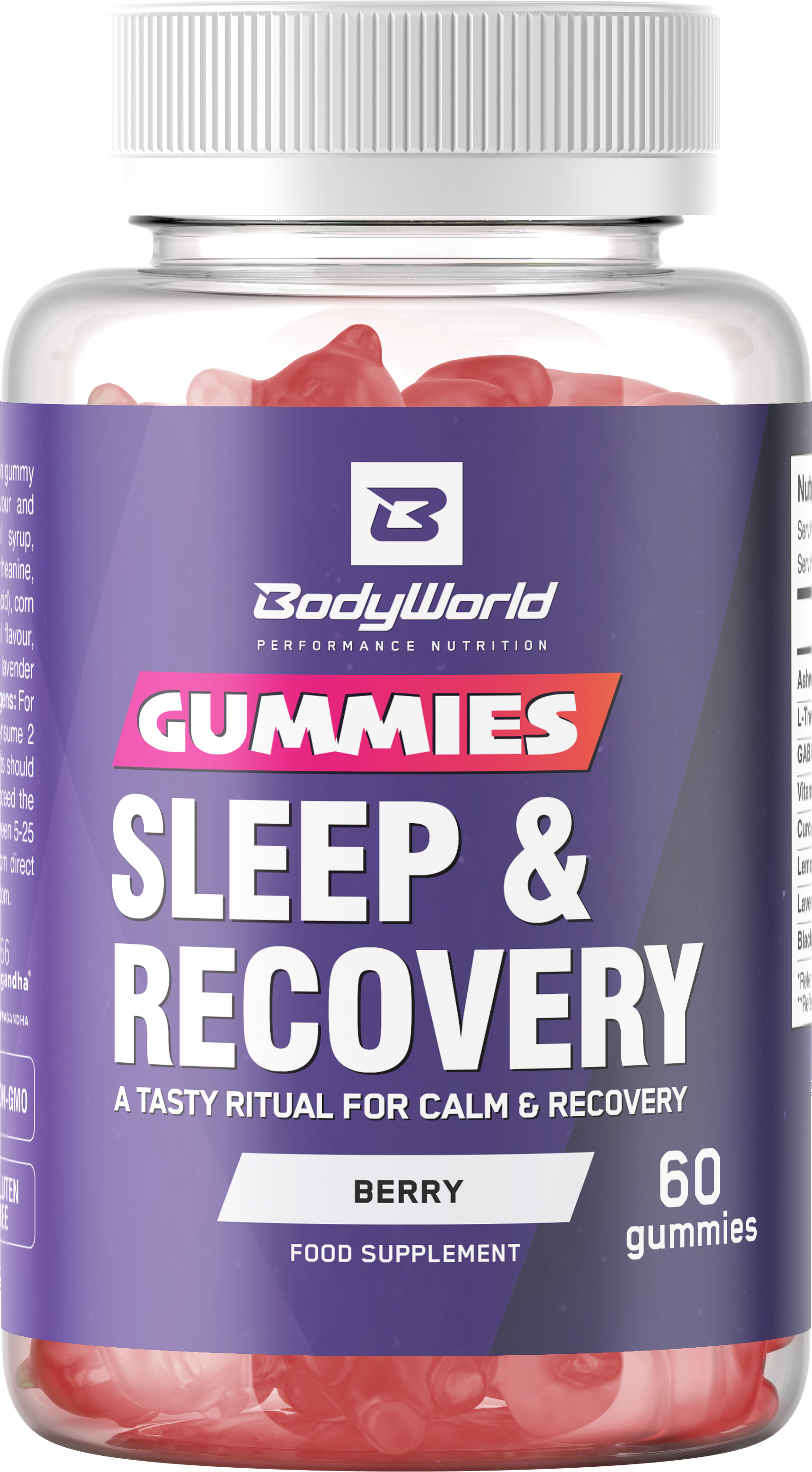 BodyWorld Sleep & Recovery Gummies 60 bonbonů berry