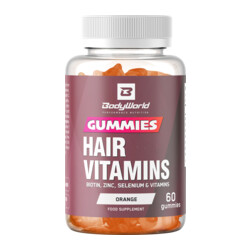 BodyWorld Hair Vitamins Gummies 60 cukríkov