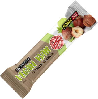 PowerPro Protein Bar Vegan 32% Protein 60 g s ořechy, sušeným ovocem a obilovinami