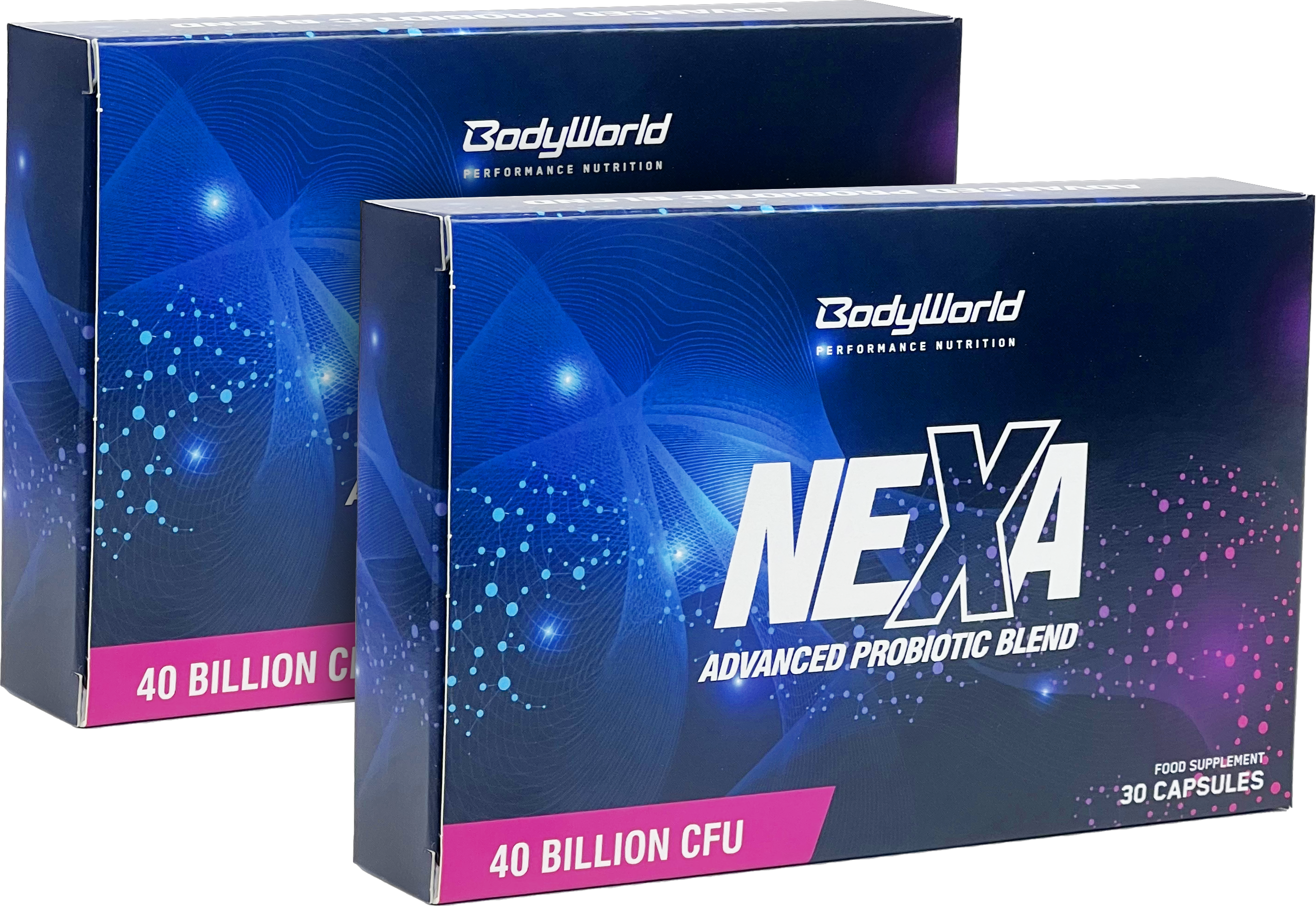 2x BodyWorld Nexa Probiotic 30 kapslí