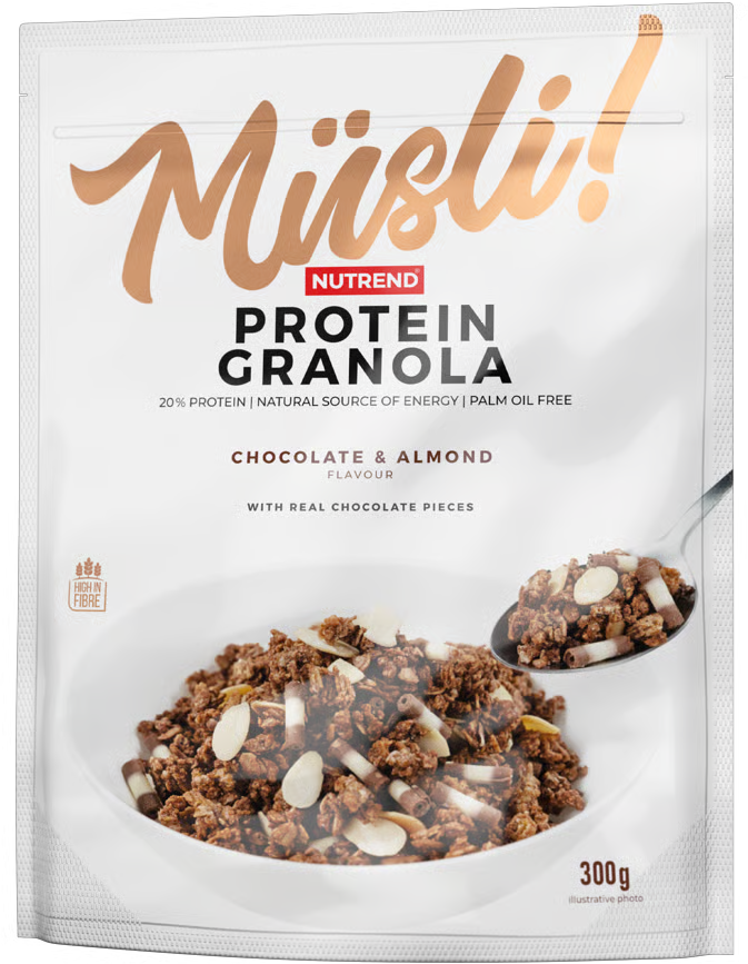 Nutrend Müsli! Protein Granola 300 g mandle-tekvicové semienka